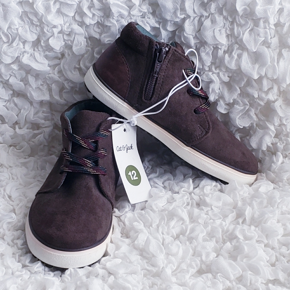 🆕️ Toddler Boy High Top Shoes Size 12 - Picture 2 of 5